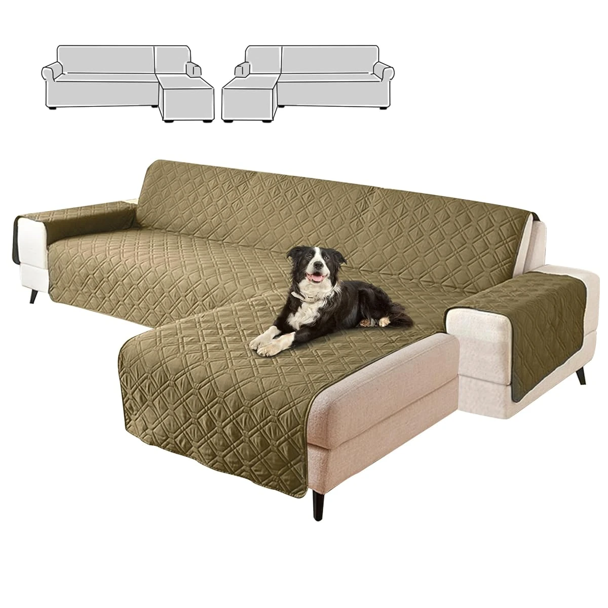 Sofa Slipcover  L Shape Sofa Cover Sectional Couch awhd ca b0f6lnr36f 1