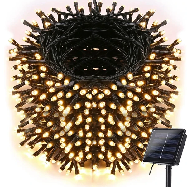 Solar String Lights Outdoor  98 4ft 300 LED Christ awhd ca b0dszqnx56 1