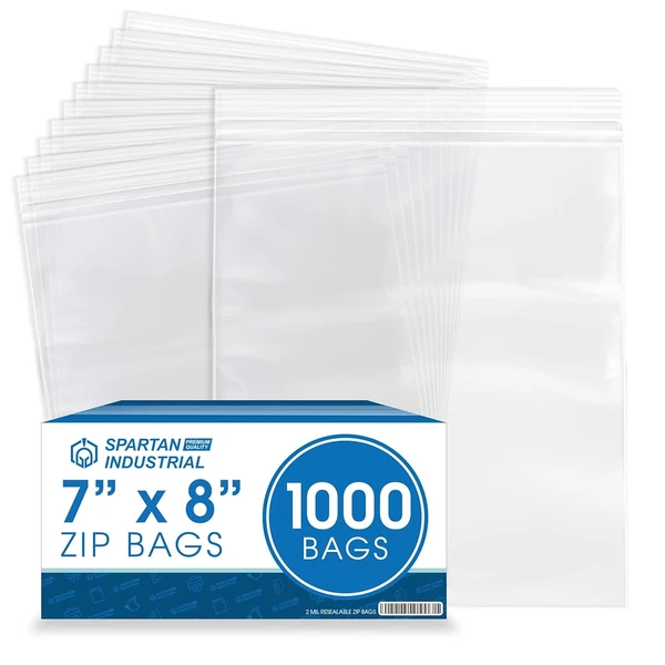 Spartan Industrial   7  X 8   1000 Count  2 Mil Cl awhd ca b089nfwn2v 1