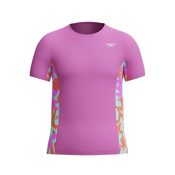 Speedo Girl s UV Swim Shirt Short Sleeve Printed R awhd ca b0dm4hkgsn 1