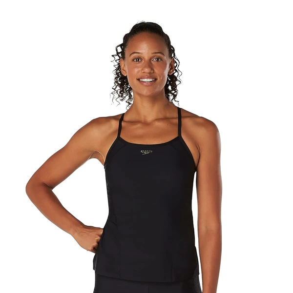 Speedo Women s Swim Top Quantum Sheen Scoop Neck T awhd ca b0brqz6sds 1