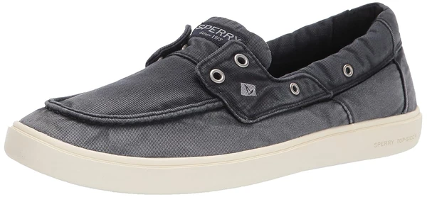 Sperry Men s Outer Banks 2 Eye Boat Shoe  Black  7 awhd ca b08p62s155 1