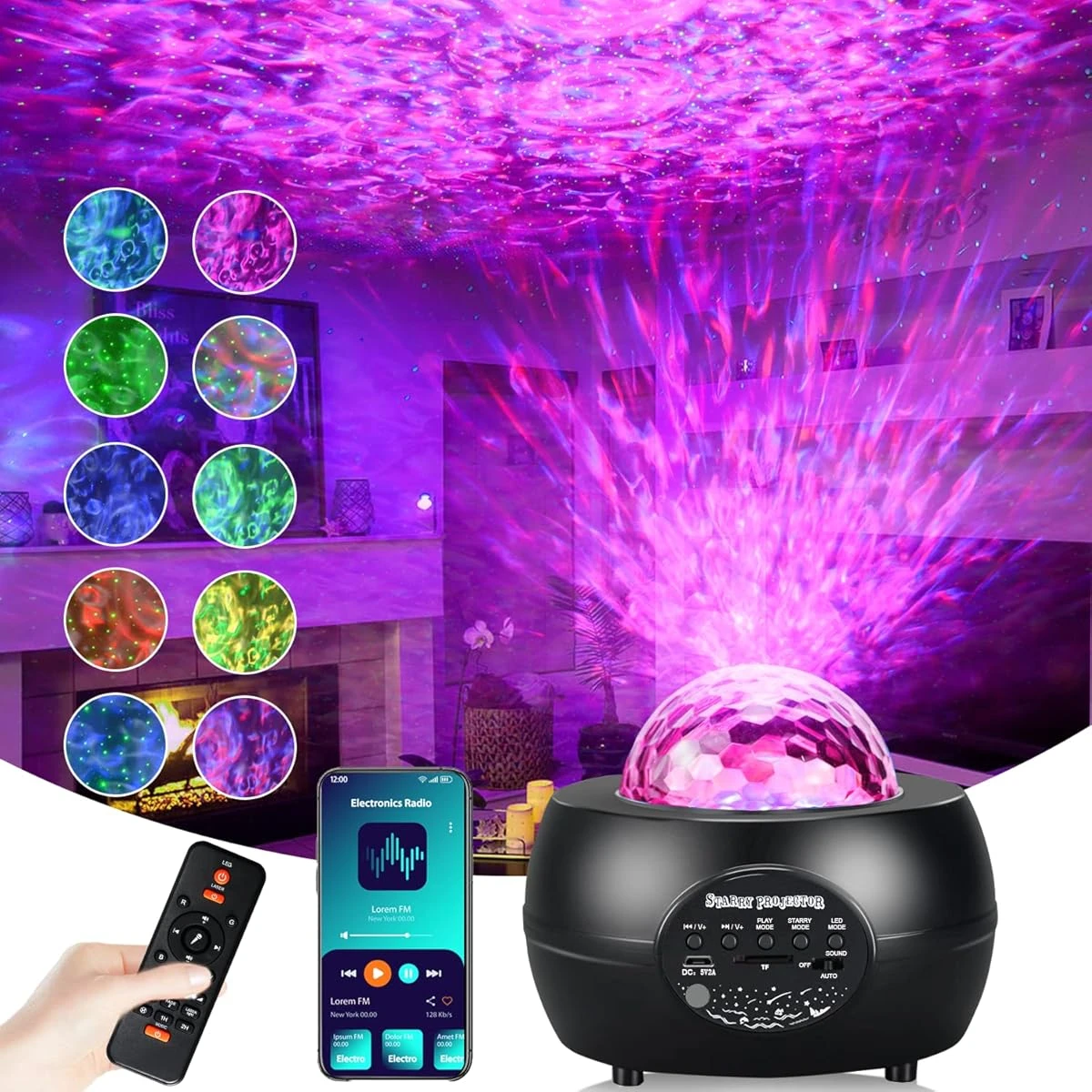 Star Projector  Galaxy Projector with Remote Contr awhd ca b08qrc5bch 1
