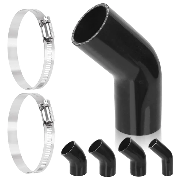 Swpeet 1Pcs 2 5 Inch   63mm 45 Degree Elbow 4 Ply  awhd ca b0cqr7d18b 1