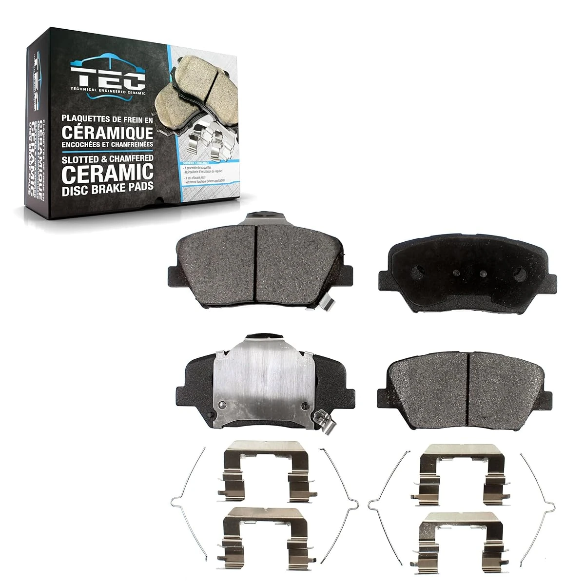 TEC Front Ceramic Disc Brake Pads TEC 1815 Replace awhd ca b07h6j8x5k 1