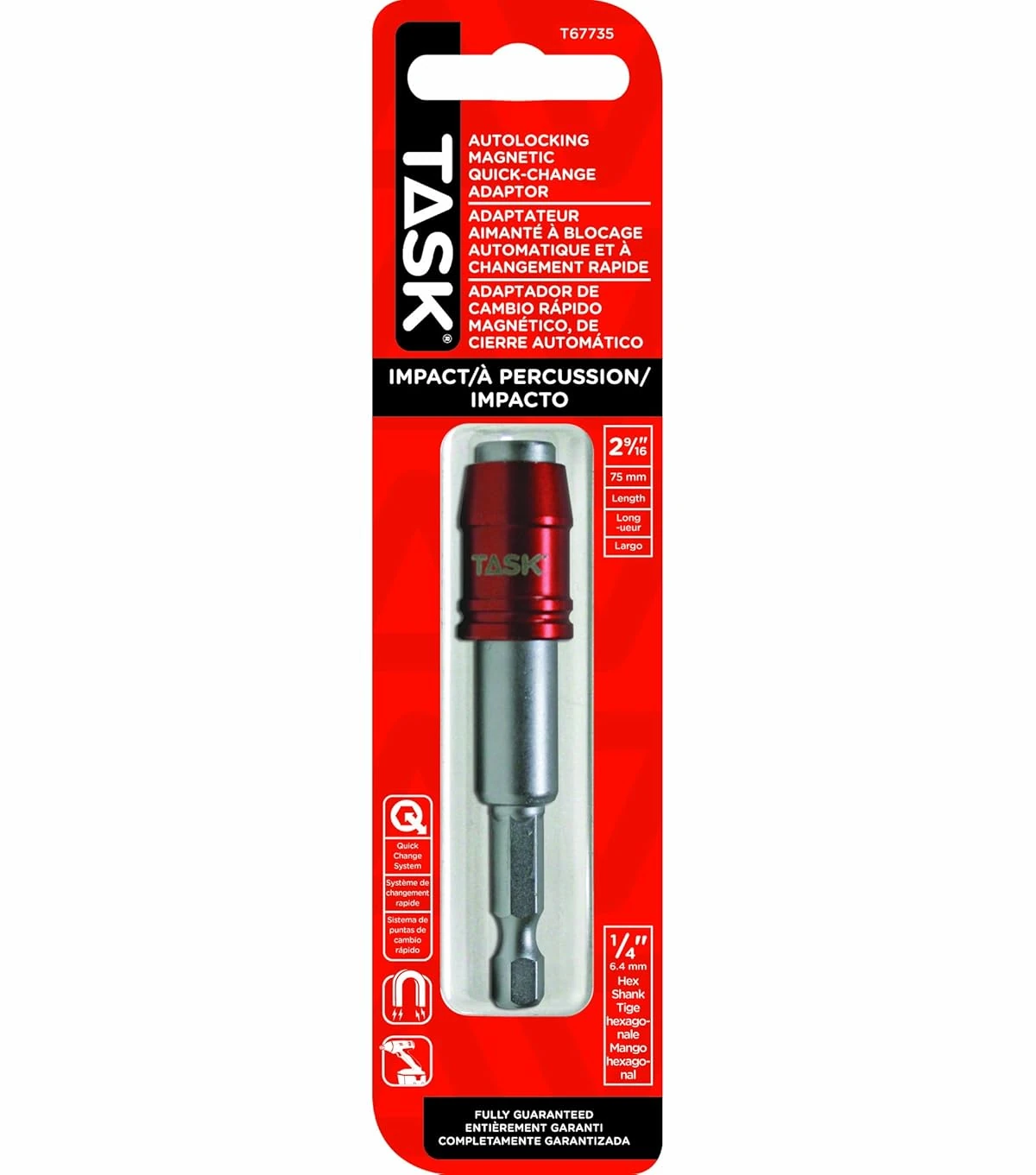 Task Tools T67735 Impact Auto Locking Magnetic Bit awhd ca b00a1577dm 1