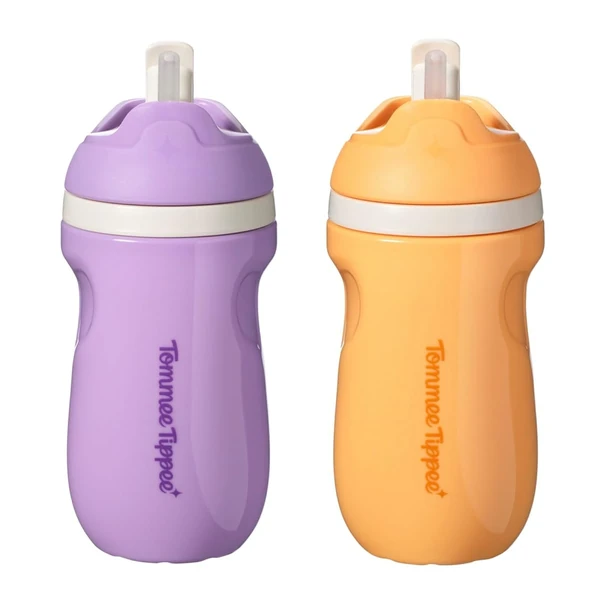 Tommee Tippee Sporty Straw Bottle  9oz  Spill Proo awhd ca b0dq64sj78 1