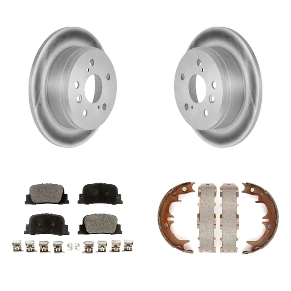 Transit Auto Rear Disc Coated Rotors Ceramic Pads  awhd ca b0drmp18kx 1