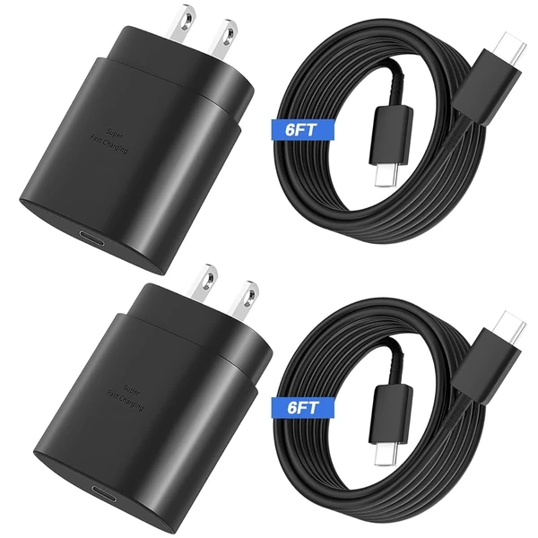 USB C Fast Charger 25W 2 Pack USB C Wall Charger S awhd ca b0dhxcbh96 1