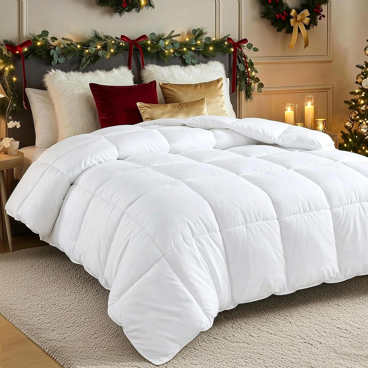 Utopia Bedding Comforters Twin Size All Season Du awhd ca b01jpecqf8 1
