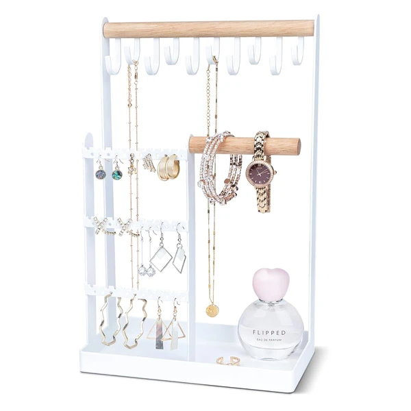 V LAFUYLIFE Jewelry Organizer Stand Necklace Holde awhd ca b0bhy7ysv3 1