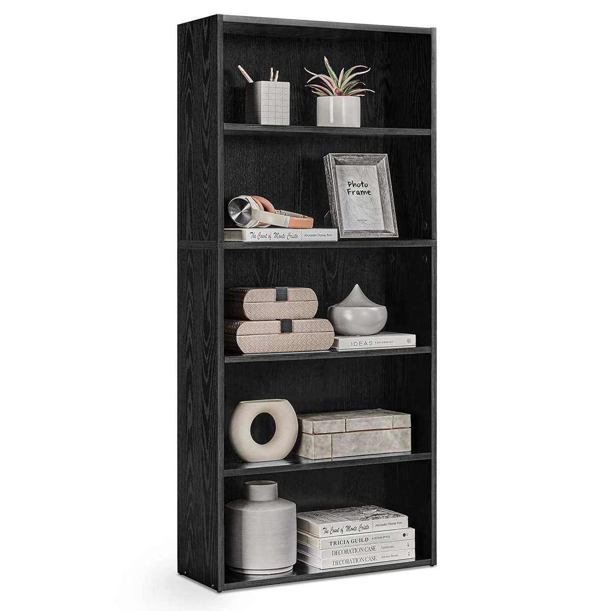 VASAGLE Bookshelf 23 6 Inches Wide 5 Tier Open B awhd ca b0bnj51yx4 1
