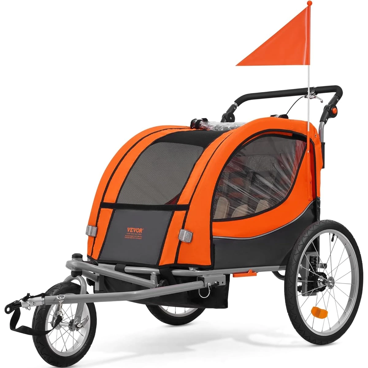 VEVOR Bike Trailer for Toddlers  Kids  Double Seat awhd ca b0cznjr49p 1