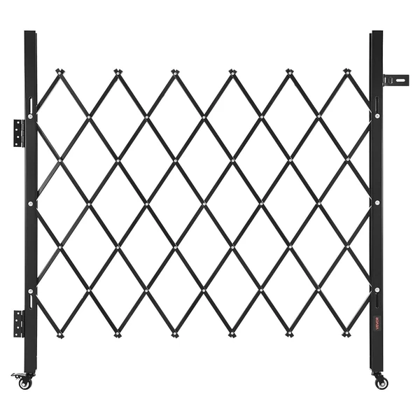 VEVOR Single Folding Security Gate  Lockable Sciss awhd ca b0fh57x23m 1