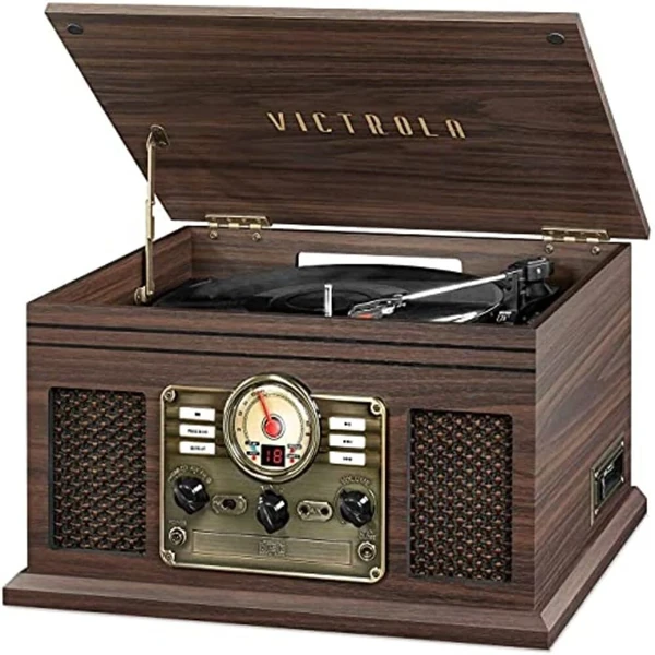 Victrola The Quincy 6 in 1 Bluetooth Record Player awhd ca b06xhvdf6r 1