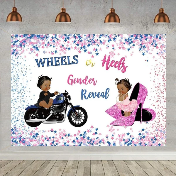 Wheels or Heels Gender Reveal Theme Party Photo Ba awhd ca b0c5rrnhtc 1