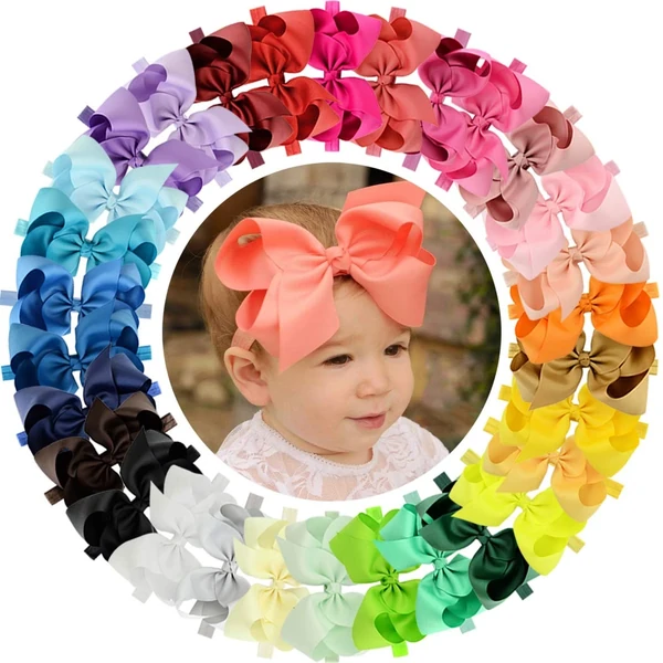 WillingTee Headbands 6 Inch 30 Colors Boutique Gro awhd ca b07kztw2s4 1