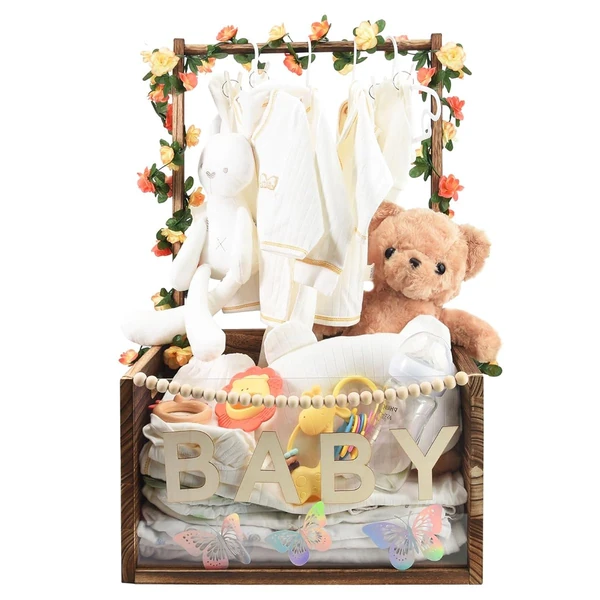 Wooden Baby Shower Crate Closet  Multifunctional W awhd ca b0d3g19clv 1