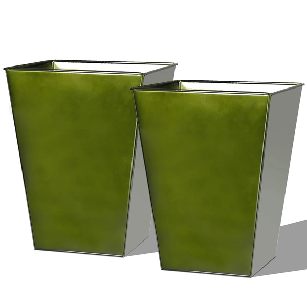 Worth Garden Large Metal Glazed Floor Planter Set  awhd ca b0djqqwl6b 1