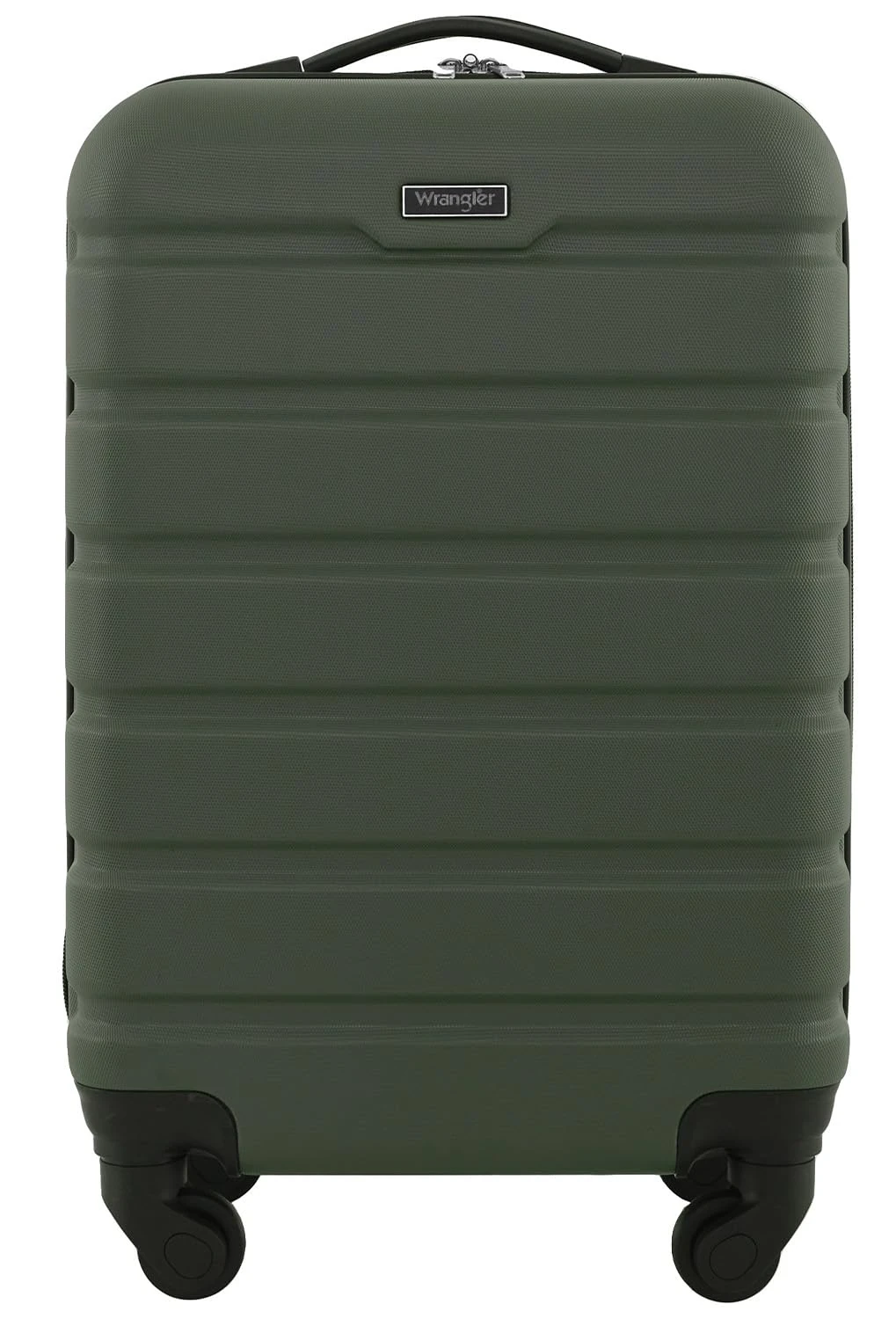 Wrangler Hardside Carry on Spinner Luggage Olive awhd ca b0c7ymqckw 1
