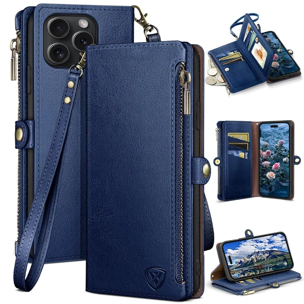 XcaseBar Compatible with iPhone 16 Pro 6 3  Wallet awhd ca b0d6r7sz6j 1