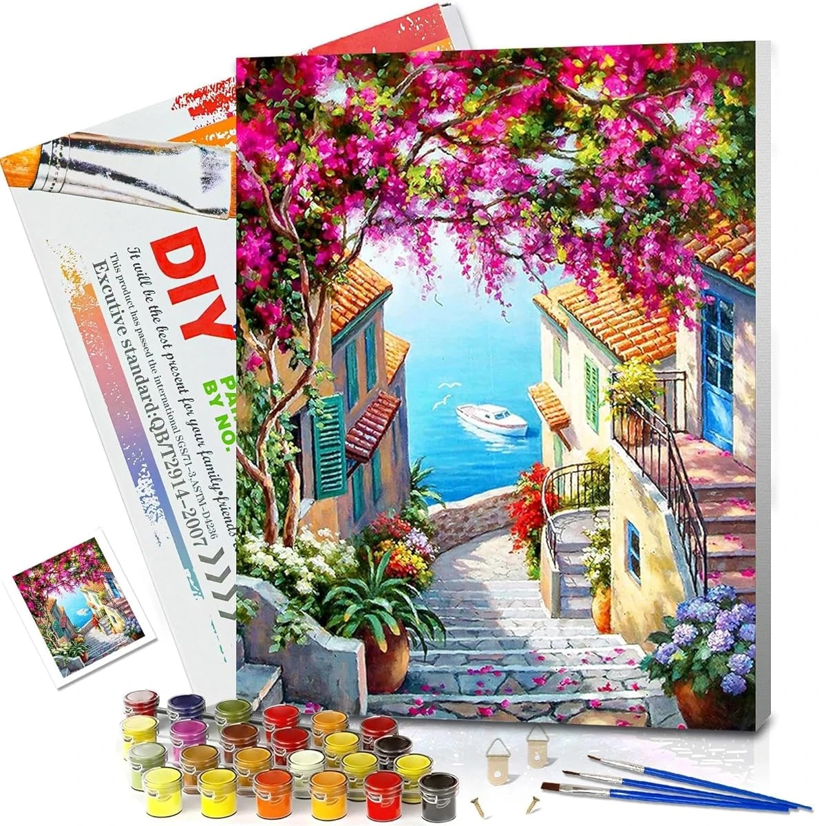YALKIN Paint by Number Kits for Adults with Frame awhd ca b0dxvjr1sh 1