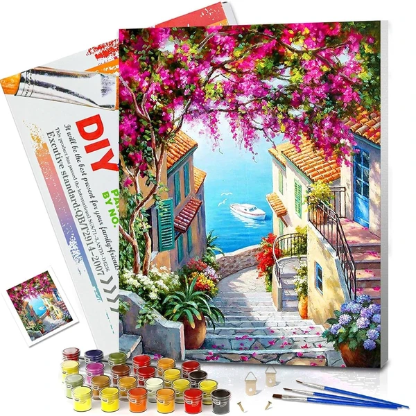 YALKIN Paint by Number Kits for Adults with Frame  awhd ca b0dxvjr1sh 1