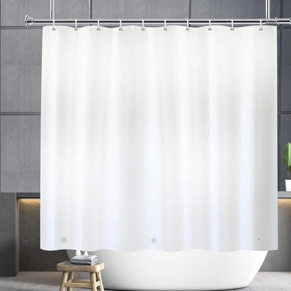 YISURE White Short Shower Curtain Liner 65 inch  P awhd ca b0bmtm5k7y 1