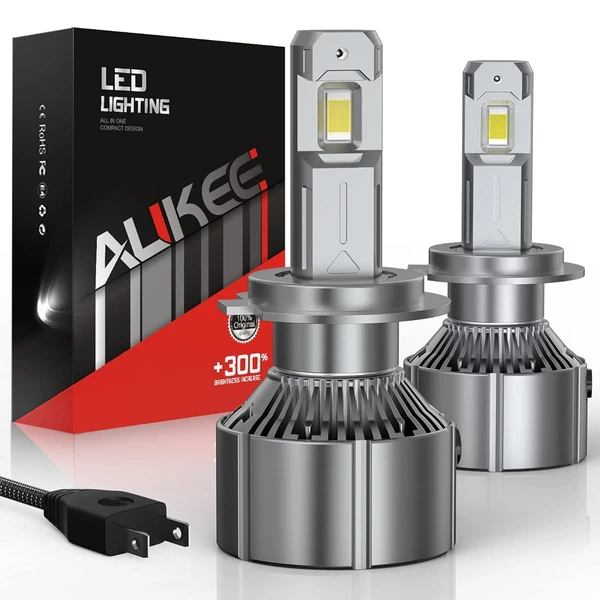 au kee H7 LED Headlight Bulb 10000Lm 6000K Bright  awhd ca b0bm9rg2yf 1
