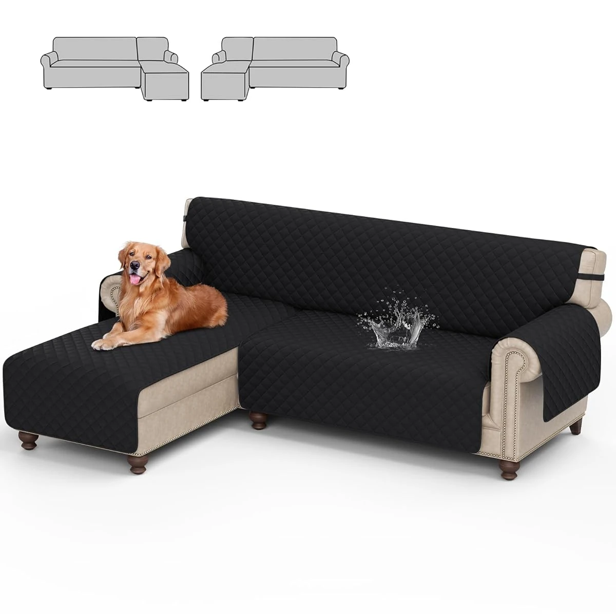 cjc Reversible Water Resistant Sofa Slipcover L Sh awhd ca b0d56z6rlv 1
