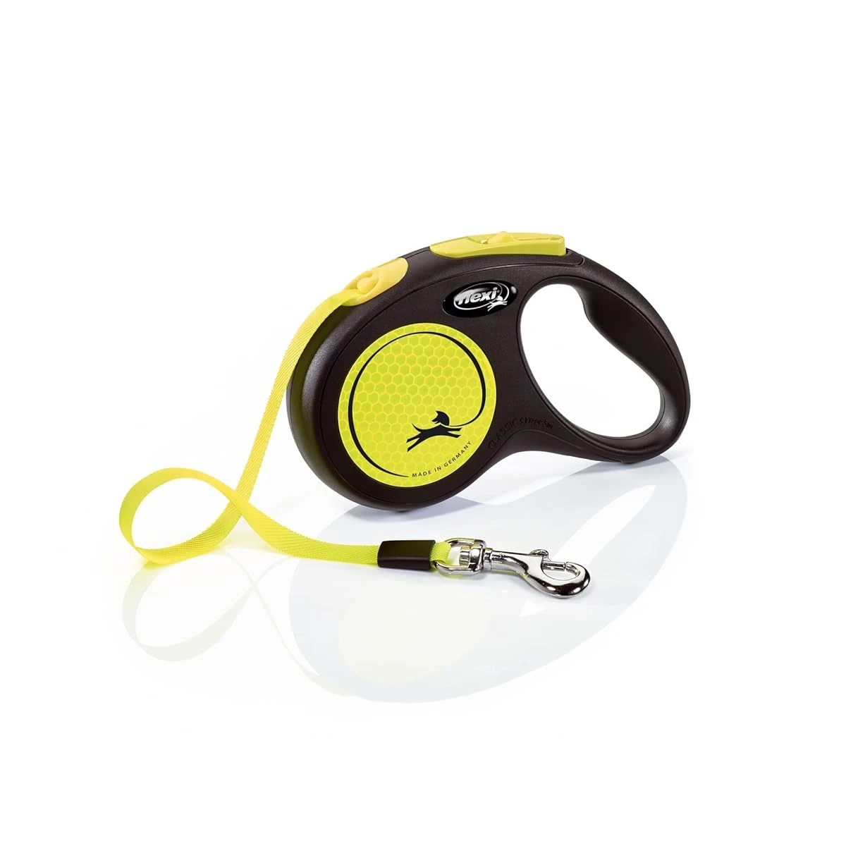 flexi New Neon Small Retractable Dog Leash Tape 16 awhd ca b01lqg66ou 1