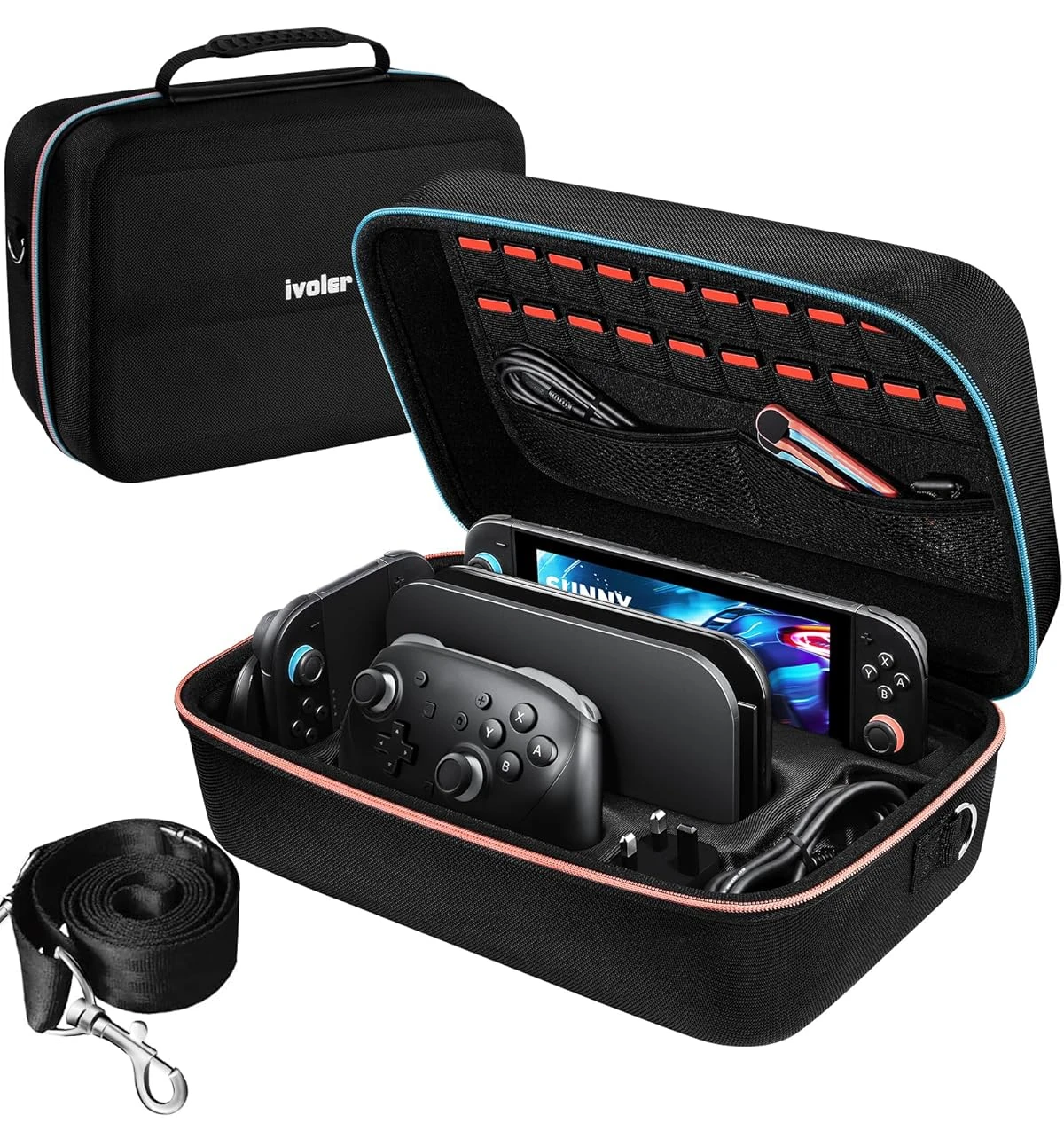 iVoler Carrying Storage All in One Case for Ninten awhd ca b0f5ljz7gm 1