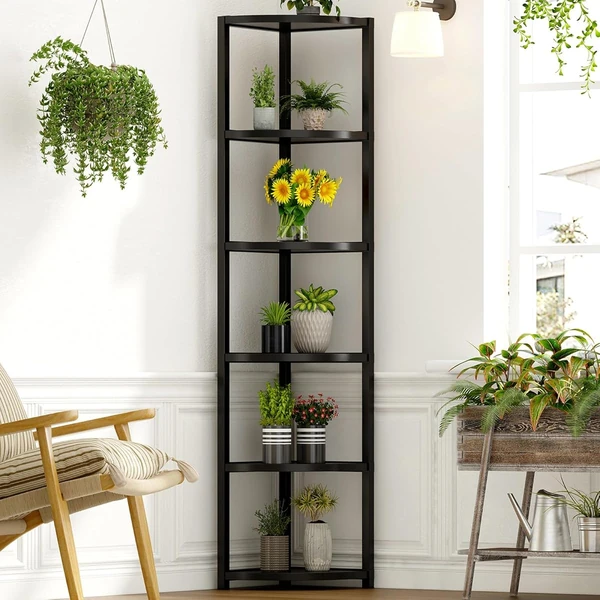 soges 6 Tier Corner Shelf  Free Standing Corner Bo awhd ca b0dchvvcpq 1