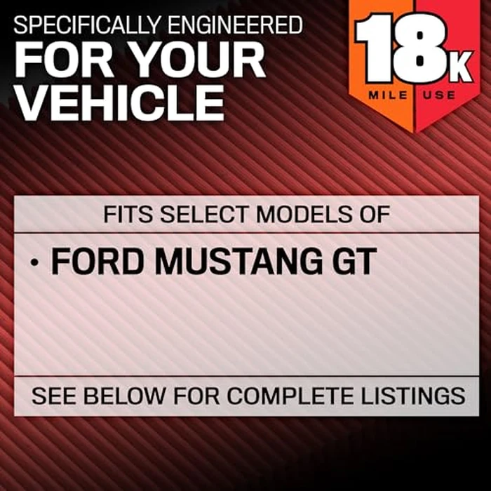 K&N Engine Air Filter: Long Life 18,000 Mile Replacement Air Filter: Compatible with 2015-2019 Ford Mustang L4/V6/V8, KNA-5029 by K&N - Image 7