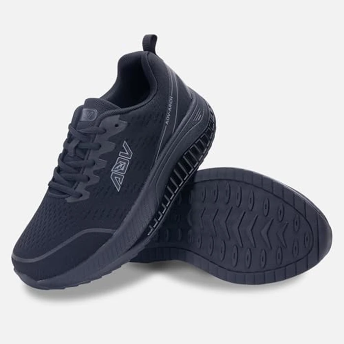 N BESUNEW Women's Wide Walking Shoes Orthotic Arch Support Plantar Fasciitis Sneakers | Wide Toe Box, Non-Slip, Breathable | Pain Relief for Flat Feet, Bunions & Standing All Day AllBlack Size 7 by N BESUNEW - Image 6
