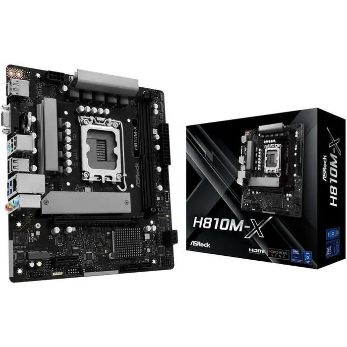 ASRock H810M-X LGA 1851 Micro ATX Motherboard by ASRock - Image 8