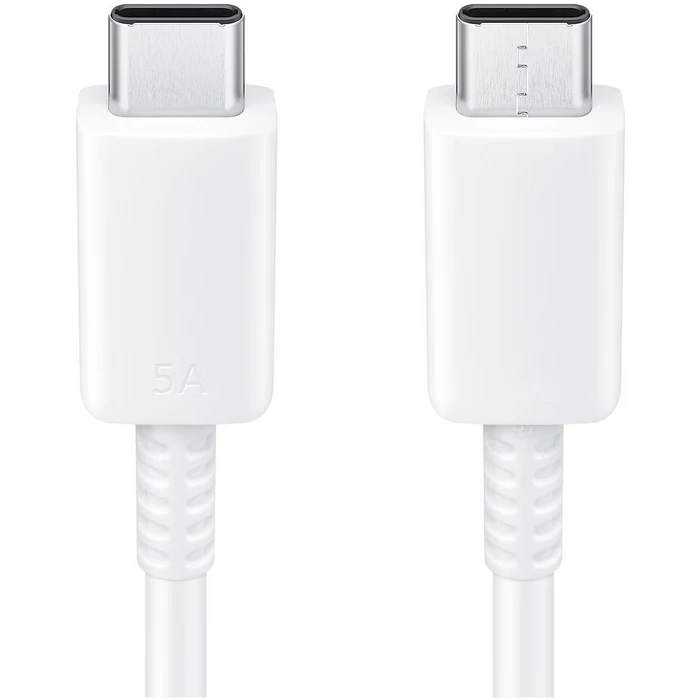 Samsung 5A USB Type C to Type C Cable 1m - White by Samsung - Image 3