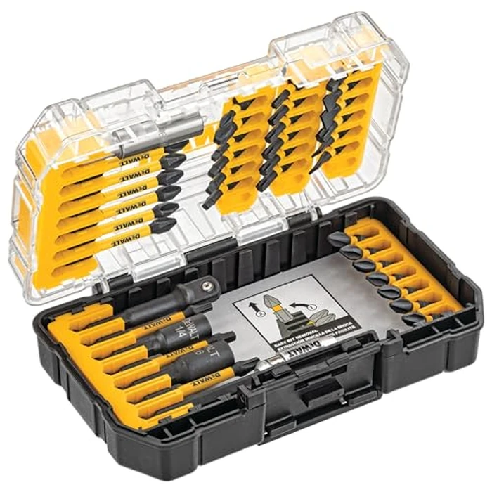 DEWALT Screwdriver Bit Set, 40 Pcs. Impact Ready, FlexTorq Impact Driver Bit Set with Storage Case (DWA2T40IR) by DEWALT - Used - Very Good condition - US$20.29