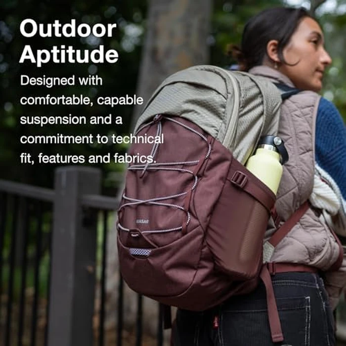 Osprey Quasar 26L Commuter Backpack, Green Tunnel/Brindle Brown by Osprey - Image 3