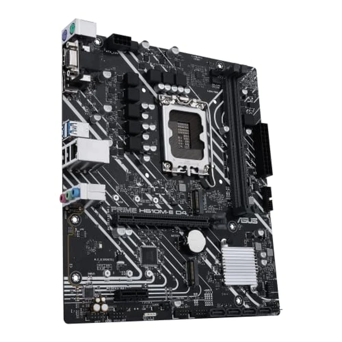 Asus Prime H610M-E D4-CSM Desktop Motherboard - Intel H610 Chipset - Socket LGA-1700 - Pentium Gold, Celeron, Core i5, Core i9, Core i3, Core i7 Processor Supported - 64 GB DDR4 SDRAM Maximum RAM - DI by ASUS - Image 4
