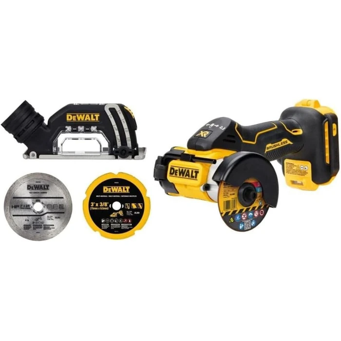Dewalt DCS438B-R 20V MAX* XR 3 in. Brushless Cut-Off Tool (Tool Only) - Yellow/Black by Dewalt - Image 1