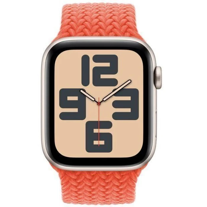 Apple Watch Braided Solo Loop (40mm) - Electric Orange - Size 10 by Apple - Image 2