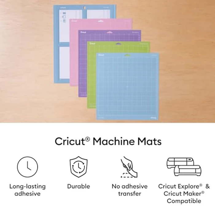Cricut StandardGrip Cutting Mat Pack (6 Count, 12in x 12in) - for Explore & Maker Machines by Cricut - Image 3