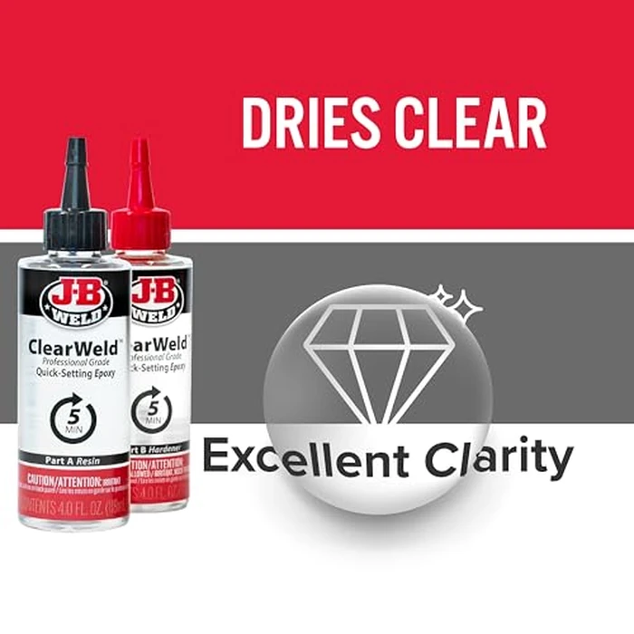 J-B Weld Pro Size ClearWeld 5 Minute Set Epoxy by J-B Weld - Image 5