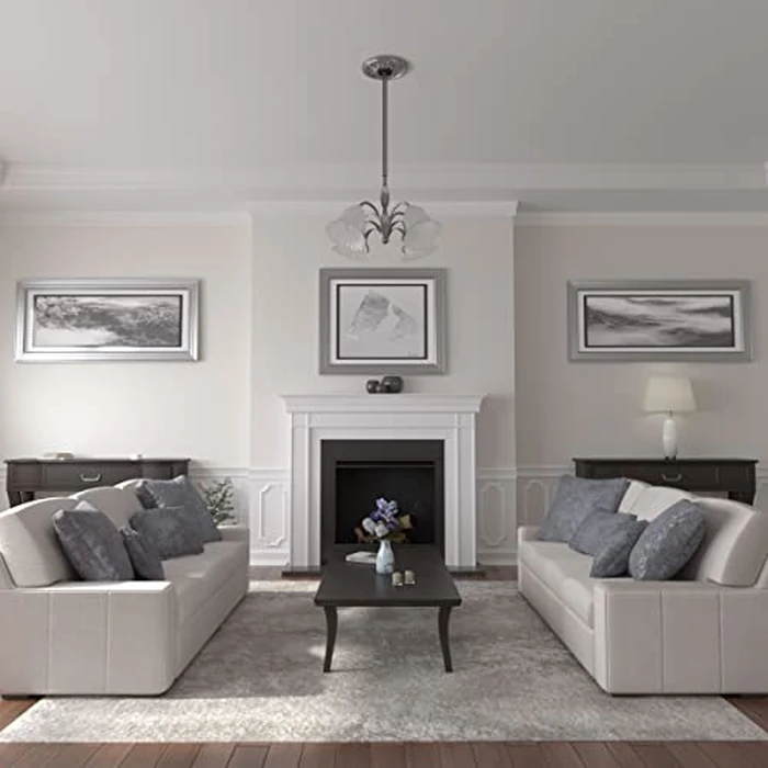 Ekena Millwork CM14KTSLS 14 1/2"OD x 2 3/4"P Katheryn Ceiling Medallion, Silver by Ekena Millwork - Image 4