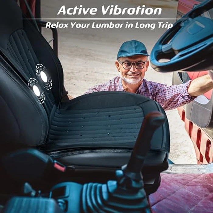 Paffenery 2026 Upgraded Cooling Car Seat Cover Front Seat, 12V-24V Ventilated Cooling Car Seat Cushion, Cooled Seat Cover for Car SUV Truck Universal Fit, Classic Black by Paffenery - Image 4