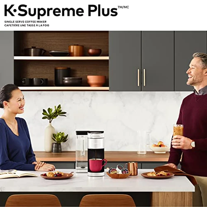 Keurig K-Supreme Plus Single Serve K-Cup Pod Coffee Maker, With Stainless Steel And MultiStream Technology, Silver by Keurig - Image 9