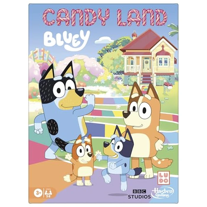 Hasbro Gaming Candy Land Bluey Edition Board Game | Ages 3 and Up | 2-6 Players | Play as Dad, Mum, Bluey, Bingo, Muffin, or Socks | Preschool Games | Kids Gifts (Amazon Exclusive) by Hasbro Gaming - Image 1