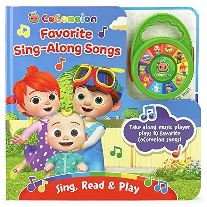 CoComelon Favorite Sing-Along Songs - Children's Deluxe Music Player Toy and Board Book Set, Ages 1-5 by Cottage Door Press - Used - Acceptable condition - US$11.04