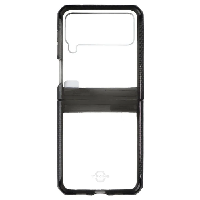 Itskins Hybrid Clear Phone Case for Galaxy Z Flip3 5G - Smoke/Transparent by Itskins - Refurbished - Brand New condition - US$8.28